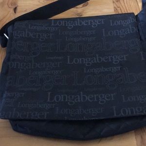 Longaberger Black Computer Carrying case